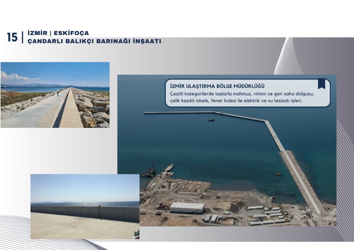 İzmir Eski Foça Çandarlı Balıkçı Barınağı