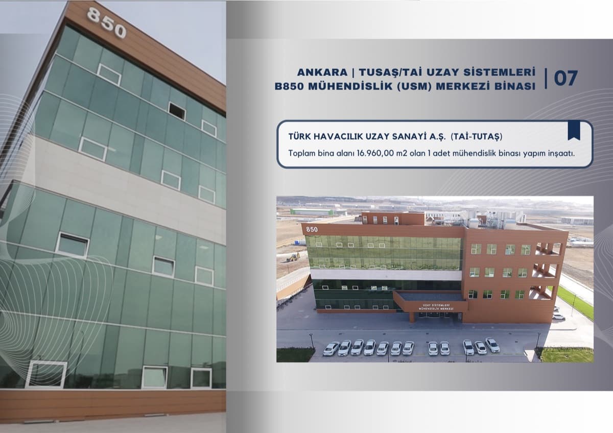 TUSAŞ/TAİ Uzay Sistemleri B850 Mühendislik Merkez Binası